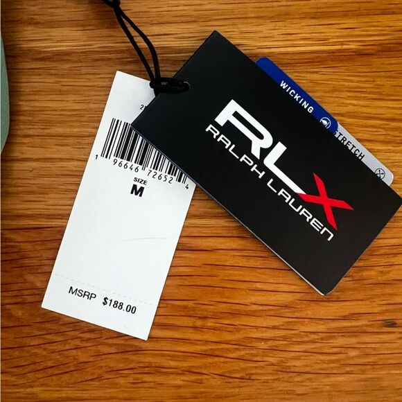 NWT RLX Ralph Lauren Womens Golf Pants Cuffed Stretch Pocket Green Size Medium - Picture 5 of 10